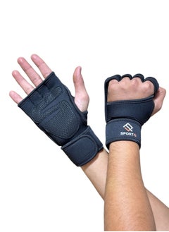 SportQ SportQ Ultimate Gym Gloves with Wrist Wrap, Full Protection, Super Breathable Weight Lifting Workout Gloves Exercise Cross Training Cycling for Women and Men  - Image 1