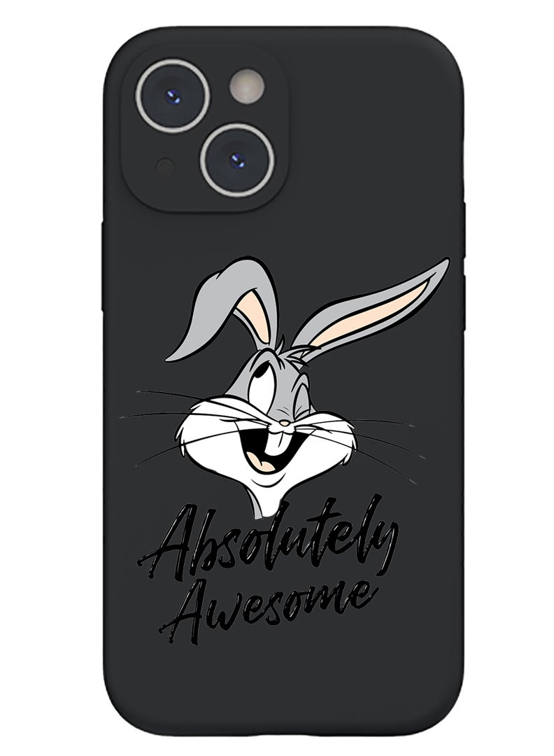 Theodor Protective Slim Fit Case Liquid Silicone Cover with Full Body Protection Anti-Scratch Shockproof Case For iPhone 13 Black  - Aloha Beach Paradise white copy - Image 1
