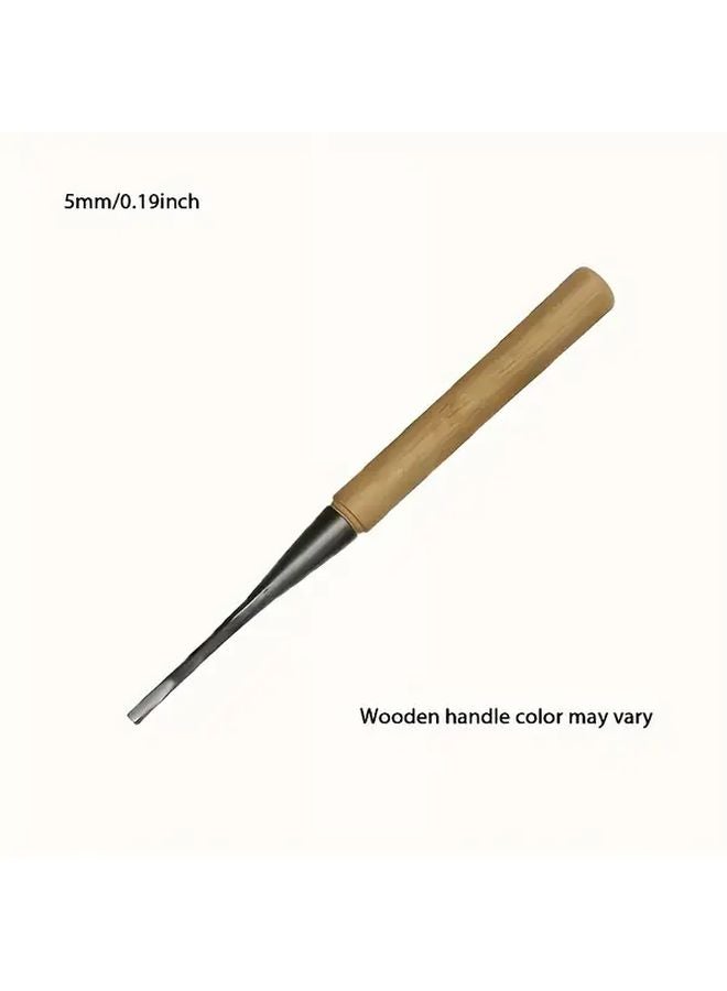 5mm Wood Carving Chisel Set For Floral Designs Woodworking Tools - Image 1