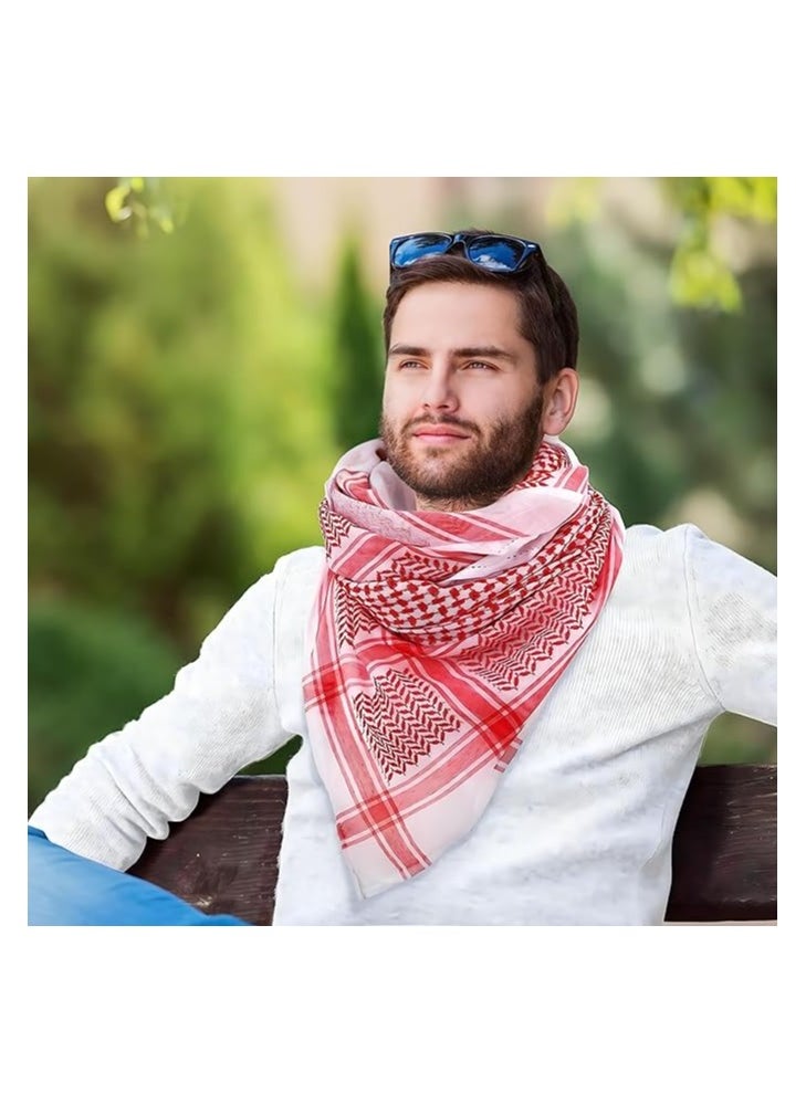TRENDI LAND ZON Arabic Scarf Cotton Shemagh Keffiyeh  Arab Scarf Made for Palestine NECK WRAP ARAB SCARF Shemagh Keffiyeh  - Image 3