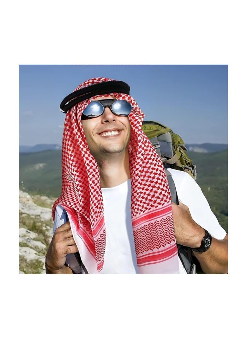 TRENDI LAND ZON Arabic Scarf Cotton Shemagh Keffiyeh  Arab Scarf Made for Palestine NECK WRAP ARAB SCARF Shemagh Keffiyeh  - Image 4
