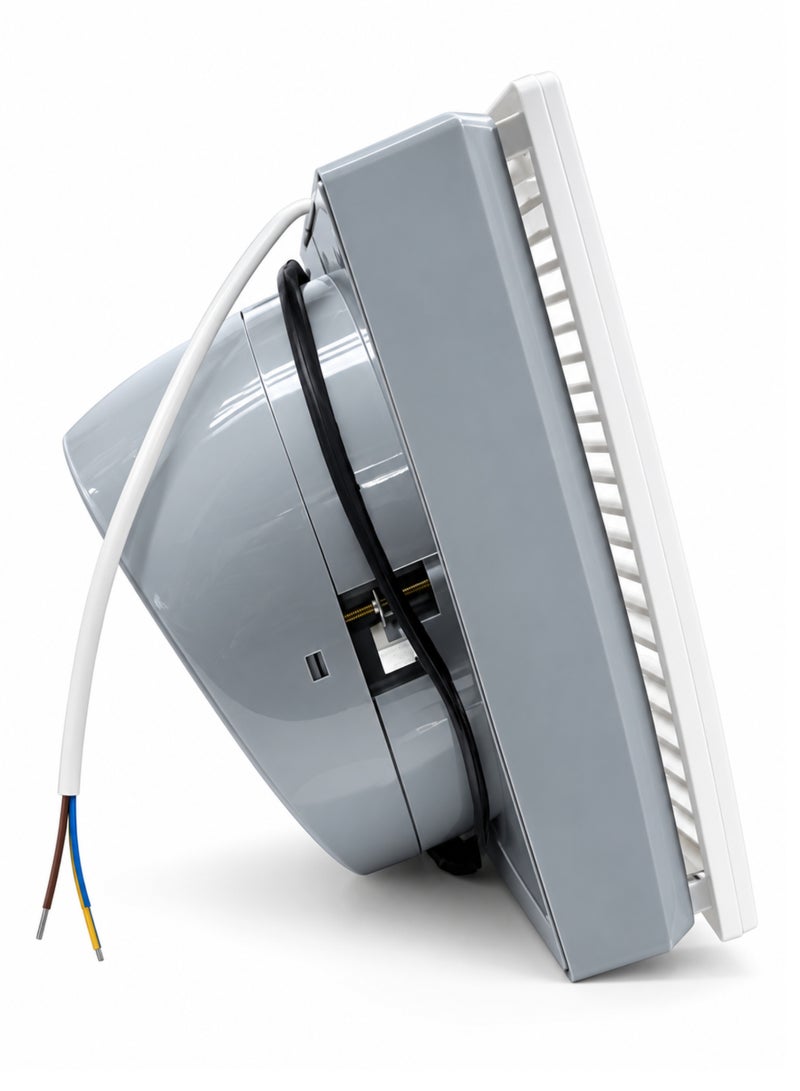 MAAT FGS8-PRO 8 Inch Ventilating Fan, 28W Exhaust Fan, 200mm, 413 m³/h Airflow, Pure Copper Motor, Thermal Protection, 220-240V, White - Image 4