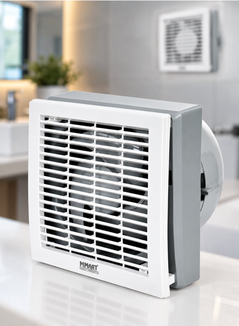 MAAT FGS8-PRO 8 Inch Ventilating Fan, 28W Exhaust Fan, 200mm, 413 m³/h Airflow, Pure Copper Motor, Thermal Protection, 220-240V, White - Image 3