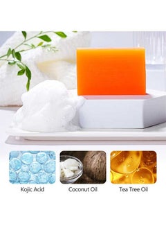 حمض الكوجيك Kojic حمض الصابون ، ترطيب البشرة ، ترطيب البشرة ، صابون يدوي ، اشراق الجلد ، ترطيب جيد ، فعالة في إصلاح الظلام ، البقع ، تفاوت لون البشرة 120 جرام  - Image 2