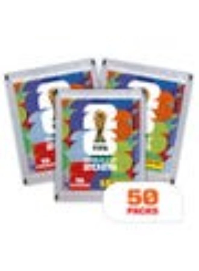 Panini ملصقات نجوم كأس العالم 2026 - عبوة 50 قطعة بطاقات قابلة للتحصيل - لعبة تفاعلية للأطفال والكبار - Image 2