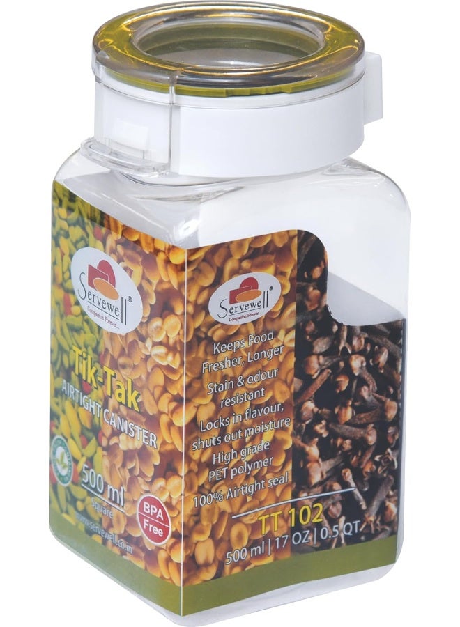 Servewell Servewell Tik Tak Sqr Canister 500Ml (Tt 102)