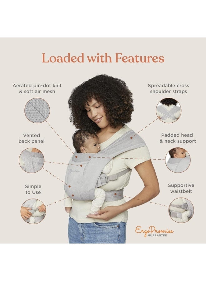 إيرجوبيبي مرتبة هوائية ناعمة من Ergobaby Embrace باللون الأزرق - Image 4