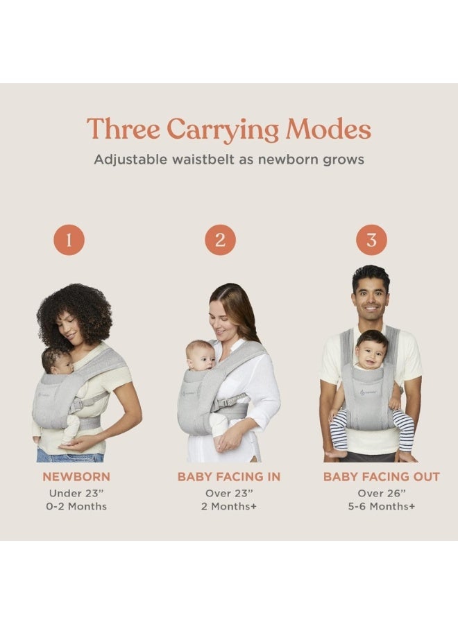إيرجوبيبي مرتبة هوائية ناعمة من Ergobaby Embrace باللون الأزرق - Image 3