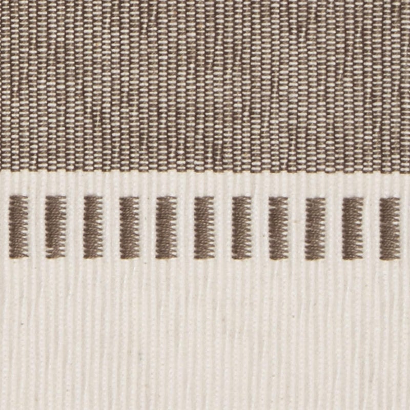 DII Dobby Stripe Woven Table Runner, 13x72, Brown - Image 3
