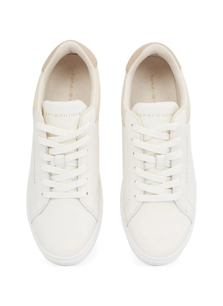 TOMMY HILFIGER Logo Detail Lace Up Low Top Sneakers
