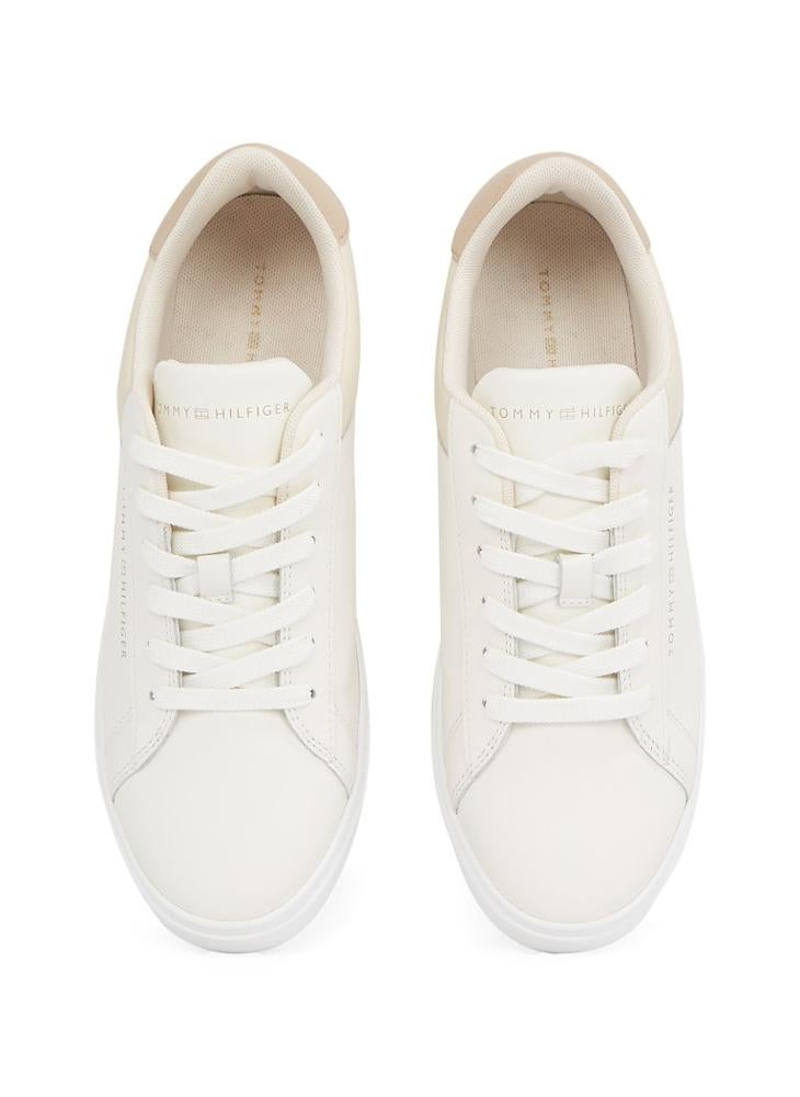TOMMY HILFIGER Logo Detail Lace Up Low Top Sneakers  - Image 5