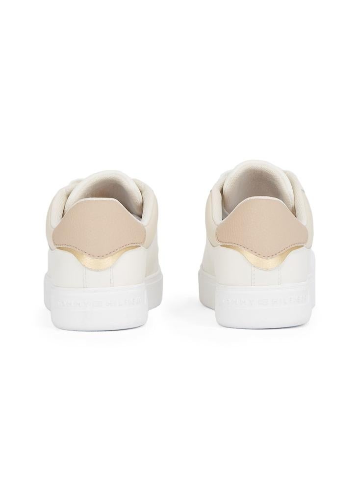 TOMMY HILFIGER Logo Detail Lace Up Low Top Sneakers  - Image 3