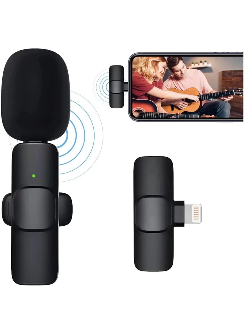 BSNL K8 Wireless Collar Clip Microphone For iPhone/iPad & Type C Mobile Phones Supported Lapel Lavalier Mic  - Image 1