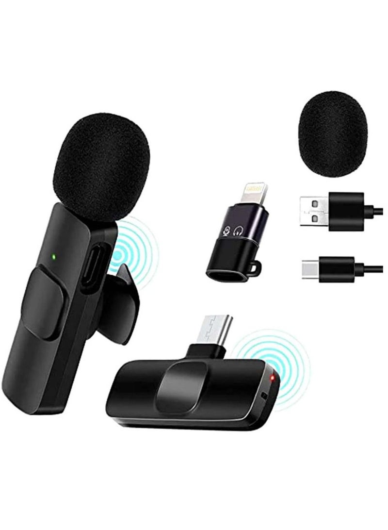 BSNL K8 Wireless Collar Clip Microphone For iPhone/iPad & Type C Mobile Phones Supported Lapel Lavalier Mic  - Image 2