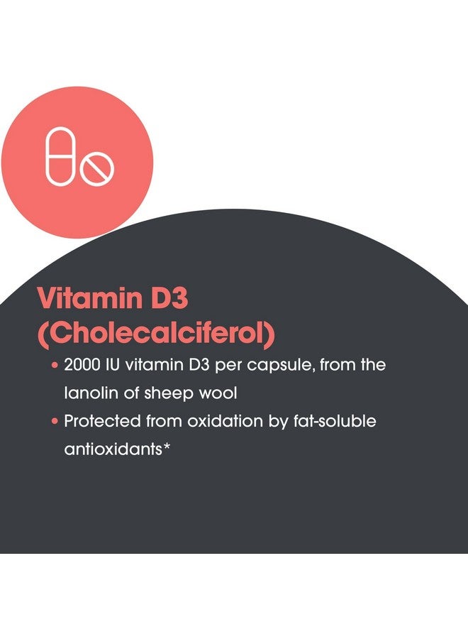اليرجي ريسيرتش جروب مكمل غذائي سوبر دي 3 من مجموعة أبحاث الحساسية - دعم العظام والمناعة، كوليكالسيفيرول مع فيتامين سي وفيتامين إي، كبسولات نباتية، خالية من الجلوتين - 60 كبسولة - Image 5