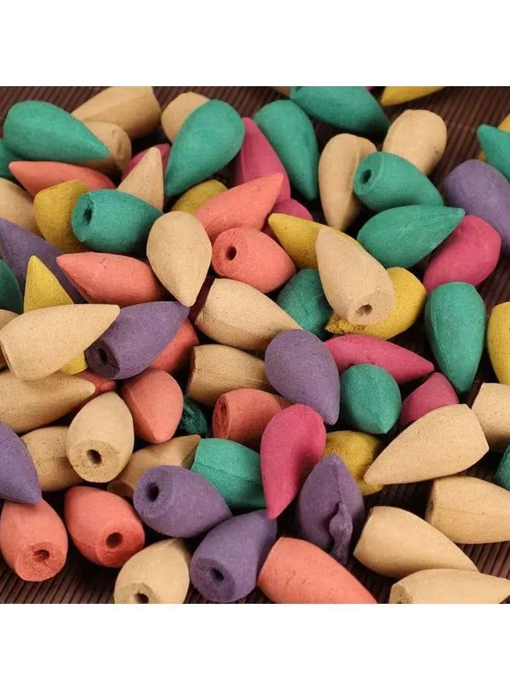 Natural Aromatherapy Incense Sticks - 100pcs/Jar (Sandalwood/Rose/Lavender/Jasmine/Agarwood) for Home Fragrance, Yoga & Meditation | Long-Lasting Scent - Image 3