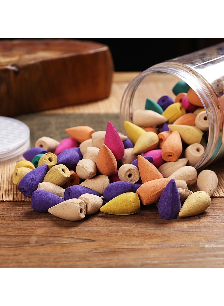 Natural Aromatherapy Incense Sticks - 100pcs/Jar (Sandalwood/Rose/Lavender/Jasmine/Agarwood) for Home Fragrance, Yoga & Meditation | Long-Lasting Scent - Image 4