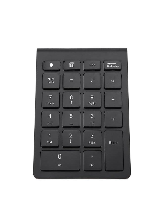 Thoraya Black 22 Keys Mini Numpad Wireless Bluetooth Numeric Keypad For OS X PC  - Image 2