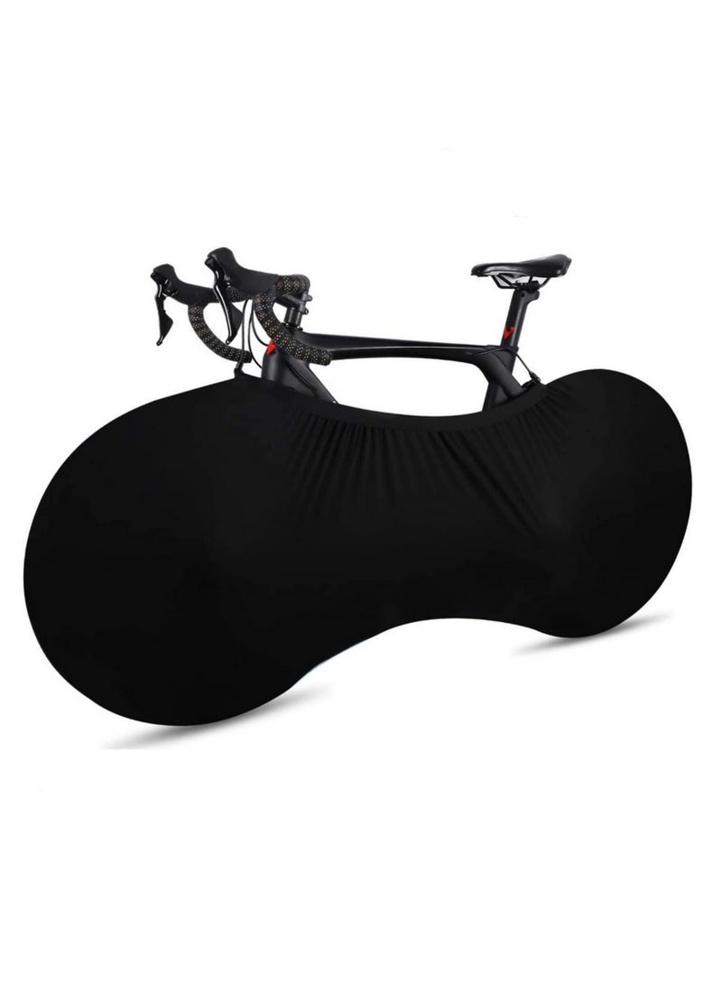 "غطاء عجلة دراجة واحد - للاستخدام الداخلي والخارجي، مقاوم للغبار والخدوش، قابل للغسل، مرن عاليًا، غطاء عجلة دراجة لتغطية الإطارات، مناسب للدراجات الجبلية والطرق الوعرة (MTB)." - Image 1