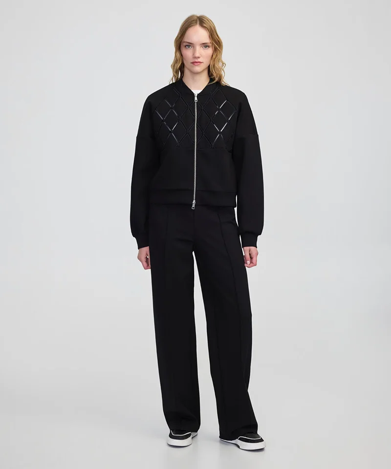 Ipekyol  Embroidered Zip-Up Sweatshirt for Women | Best Price UAE