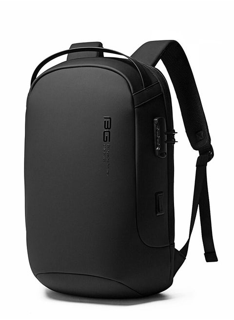 BANGE Waterproof Anti-Theft Unisex Travel Laptop Backpack with USB Charging and Password Number Lock