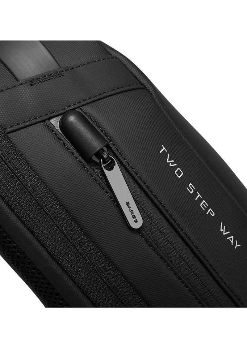 BANGE - BANGE Waterproof Anti-Theft Unisex Travel Laptop Backpack with USB Charging and Password Number Lock - Image 1