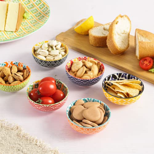 Metahom Ceramic Dipping Bowls, Dipping Sause Dish for Soy Sauce, 3 Inch Mini Bowl Set for Condiments, Sushi, Appetizers, Side Dish, Set of 6 - Image 3