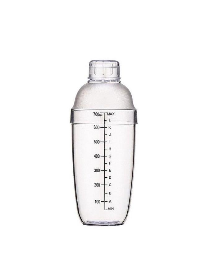 HOMESTAR Coffee Transparent Shaker 700ML with Built In Strainer Drink Mixer Scale Thickened Hand Cup Professional Mixing Tool  - Image 4