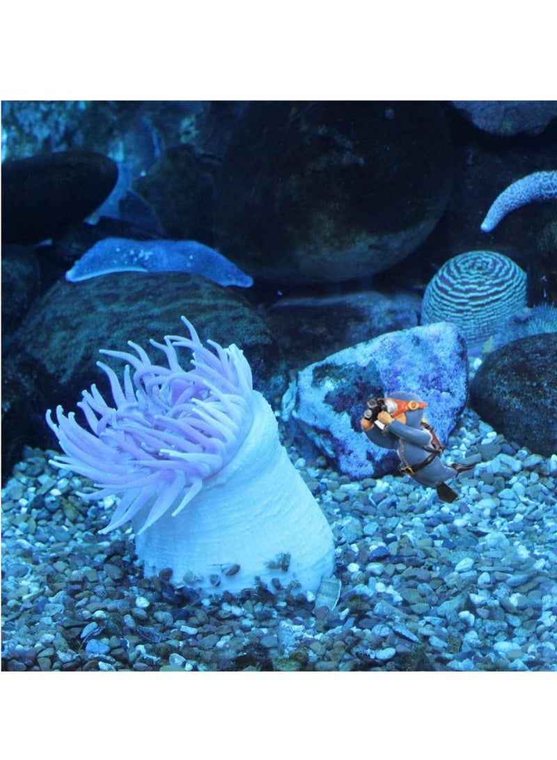 KASTWAVE Floating Fish Tank Decorations，Aquarium Decorations, Lovely Diver Fish Tank Decorations, Floating Device Fish Tank Accessories，Suitable for All Kinds of Fish Tanks Blue, 2Pcs - Image 4