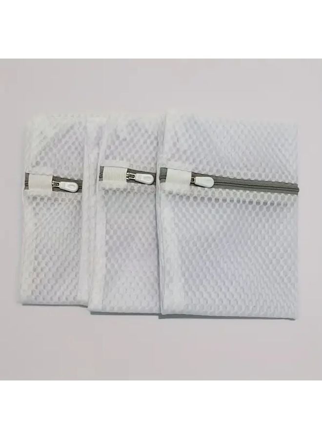 3 حزمة 12 × 16 بوصة أكياس غسيل شبكية متينة بخلايا نحل أكياس غسيل الكتان - Image 1