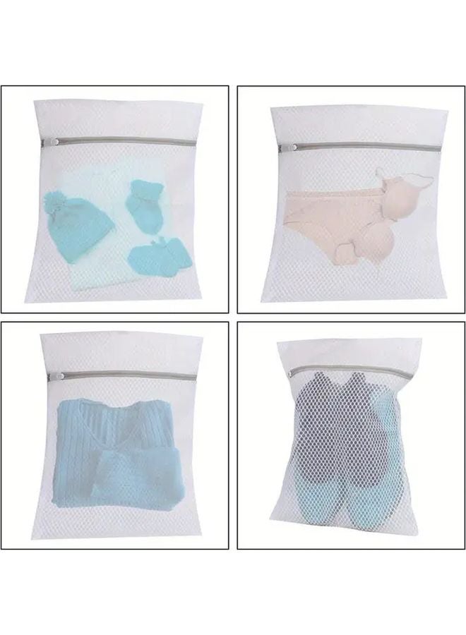 3 حزمة 12 × 16 بوصة أكياس غسيل شبكية متينة بخلايا نحل أكياس غسيل الكتان - Image 3