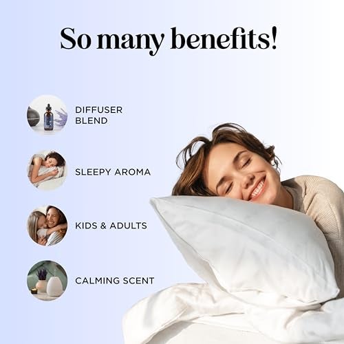 Maple Holistics Sleep Essential Oil Blend for Diffuser - Dream Essential Oil for Diffusers Aromatherapy and Wellness with Ylang-Ylang Clary Sage Roman Chamomile and Lavender Essential Oil for Nighttime Support 4oz - Image 3