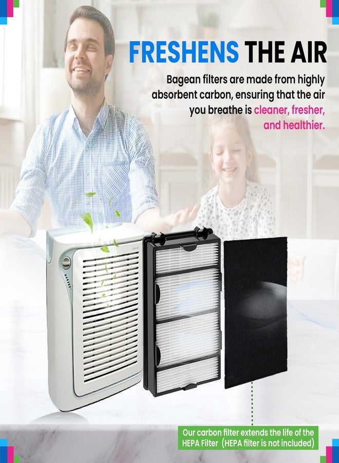 Bagean Activated Carbon Prefilter 9.05” x 5.90” Compatible with Holmes HAPF60 Carbon Filter Replacement - Fits HAPF600 Holmes Air Purifier Filters - Air Filter Removes Odors & Freshen the Air (4) - Image 5