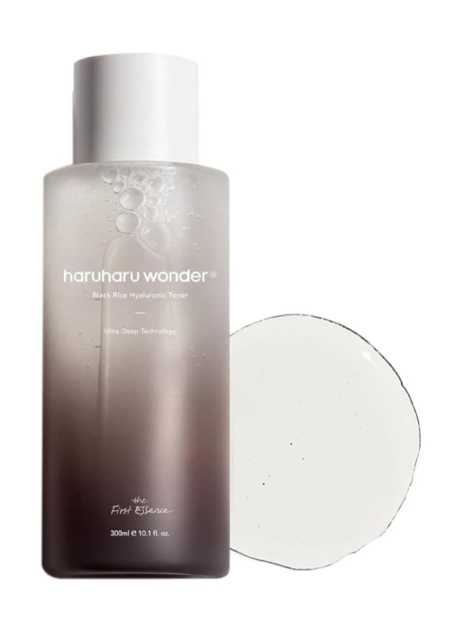 HARUHARU Wonder Black Rice Hyaluronic Toner Free Of Alcohol Fragrance (300Ml) - Image 1