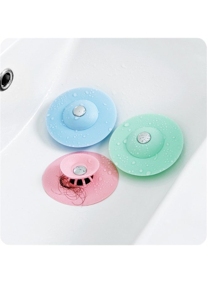 5 Pcs Shower Drain Stopper Silicone Bathtub Drain Strainers for Bathroom and Kitchen - Image 4