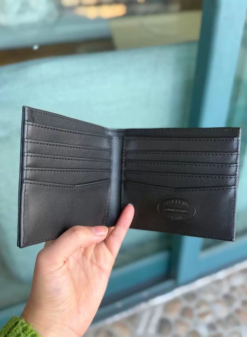 Tommy Hilfiger Plus Men's Wallets, Genuine Cow Leather Wallet, Casual Men Purse, Slim Short Wallet, Gift for Father  - Image 3