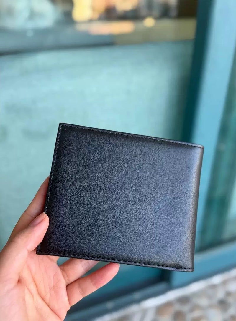 Tommy Hilfiger Plus Men's Wallets, Genuine Cow Leather Wallet, Casual Men Purse, Slim Short Wallet, Gift for Father  - Image 4