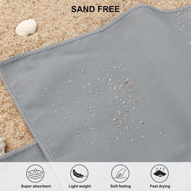 Rainleaf Microfiber Towel Perfect Travel & Sports &Camping Towel.Fast Drying - Super Absorbent - Ultra Compact.Suitable for Backpacking,Gym,Beach,Swimming,Yoga - Image 5
