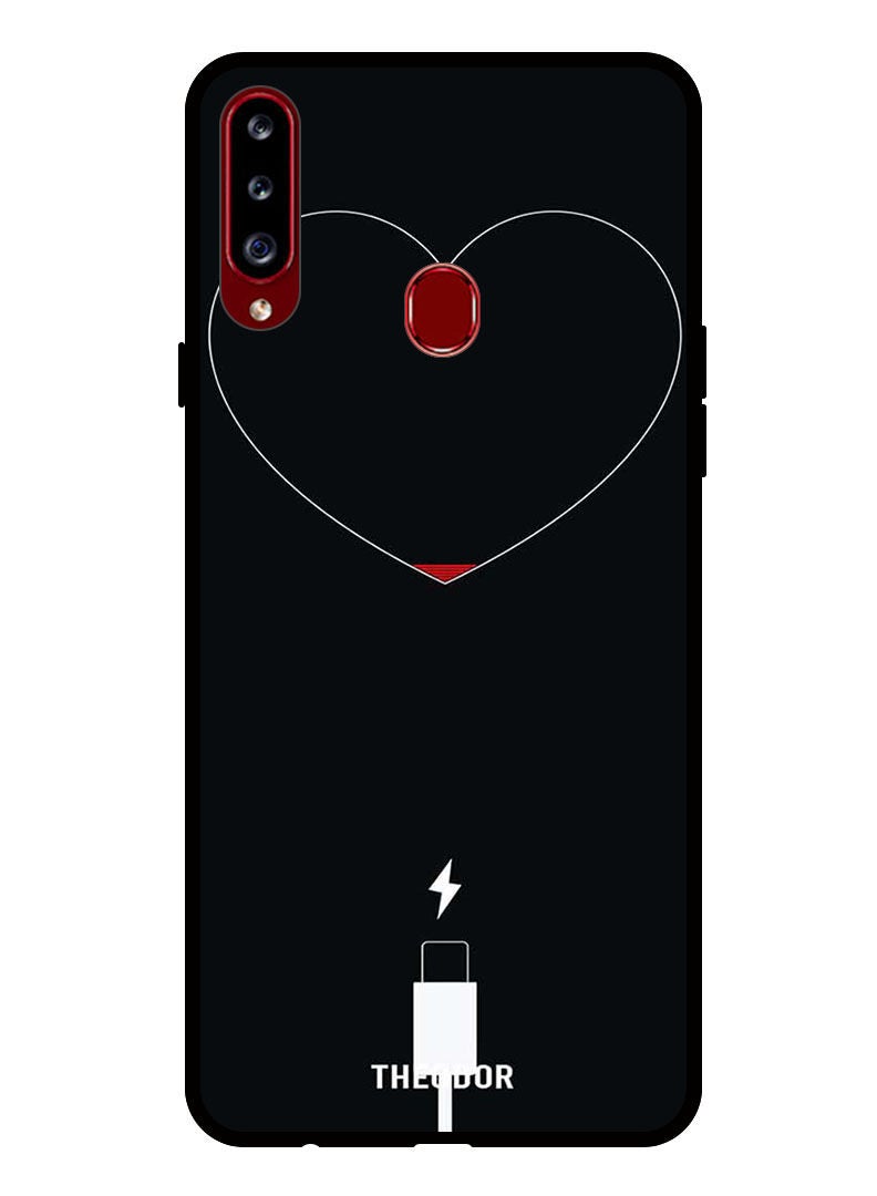 Theodor Protective Case Anti ScratchShockproof Cover For Samsung Galaxy A20S Heart Battery Low - Image 1