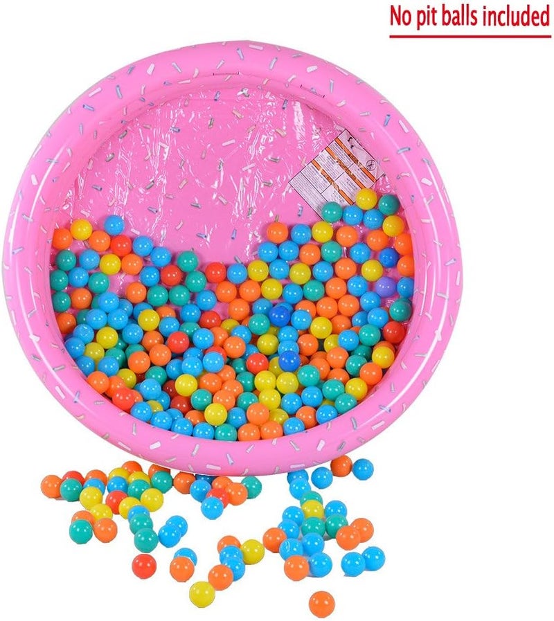 XFlated Kiddie Pool, Ice Cream 3 Ring Inflatable Pool for Kids, Ideal Water Pool in Summer, 45 Inches Inflatable Swimming Pool, for Ages 3+ - Image 3