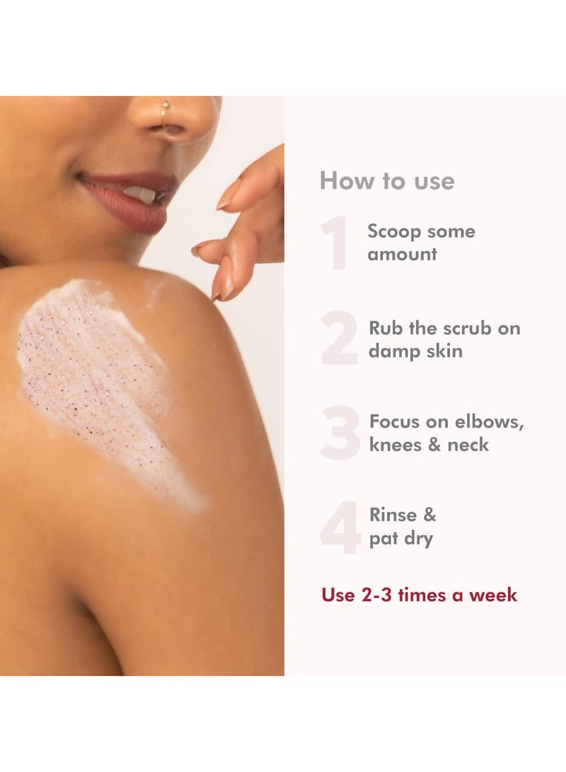 إم كافيين مقشر الجسم بالكافيين التوت والقهوة لإزالة السمرة، مقشر الجسم الكريمي للبشرة الجافة، مقشر للجسم للنساء والرجال - 200 جم - Image 2