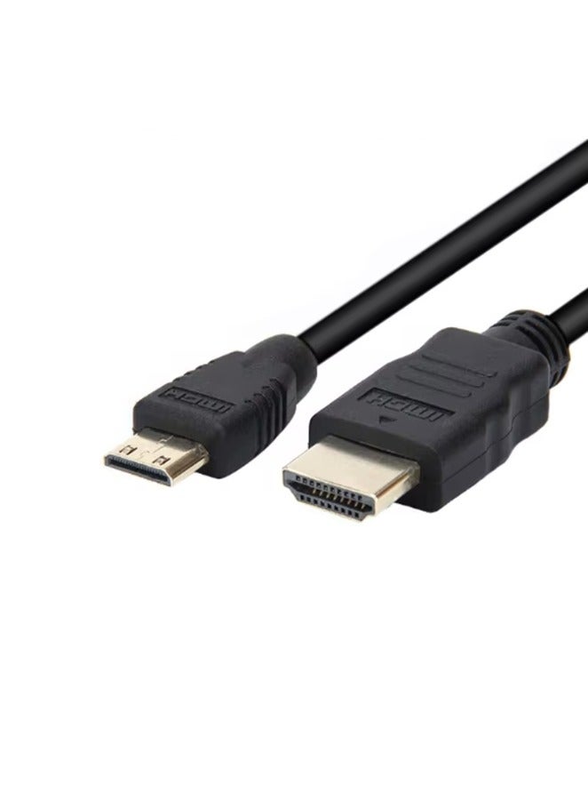 FUJISHKA Mini HDMI to HDMI Cable (1.5m), Male to Male, 4K UHD Compatible – High-Speed Video & Audio Transmission - Image 3