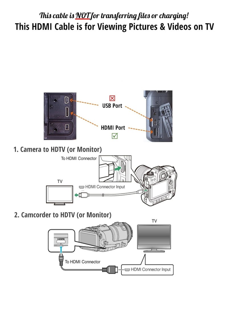 فوجيشكا كابل ميني اتش دي إلى اتش دي، بطول 1.5 متر – ذكر إلى ذكر – 4K فائق الدقة وصوت نقي لنقل مثالي للصورة - Image 5