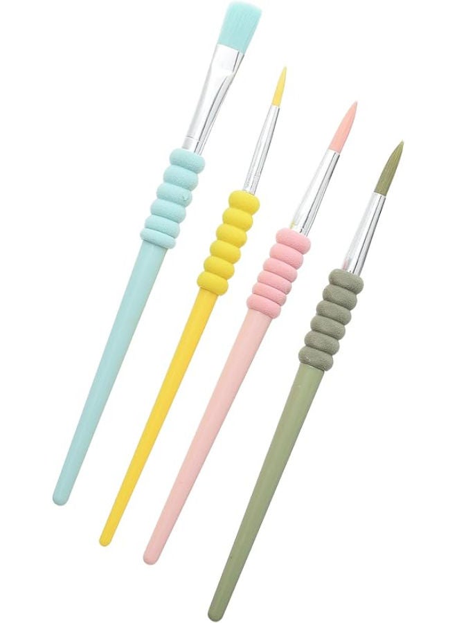 يالونج مجموعة فرش طلاء معدنية، 4 قطع، رقم: Yl-21_Yl213710 - Image 3