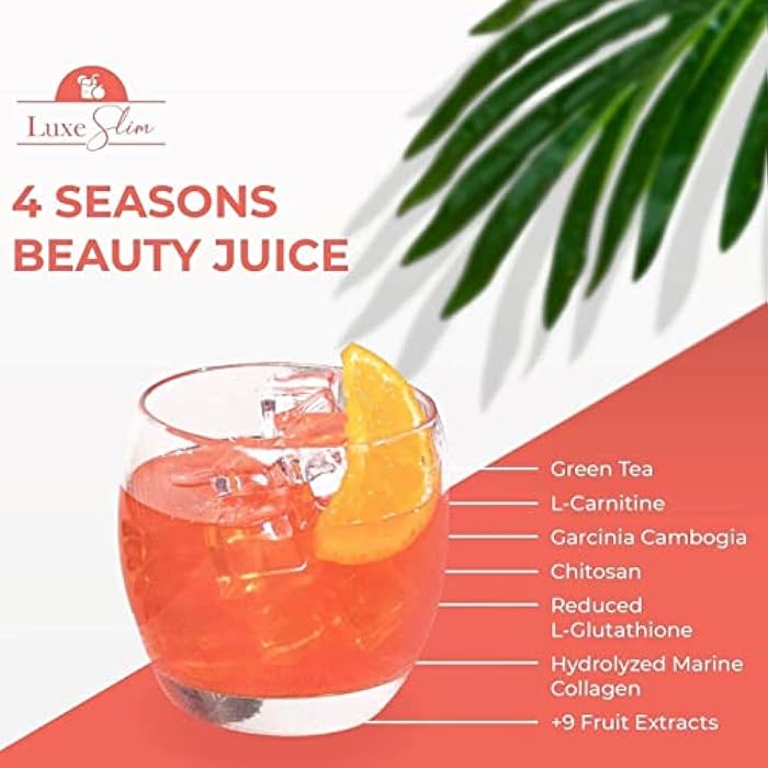 Luxe Slim 4 SEASONS Beauty Juice, 21g x 10 Sachets, 10 Count (Pack of 1) - Image 2