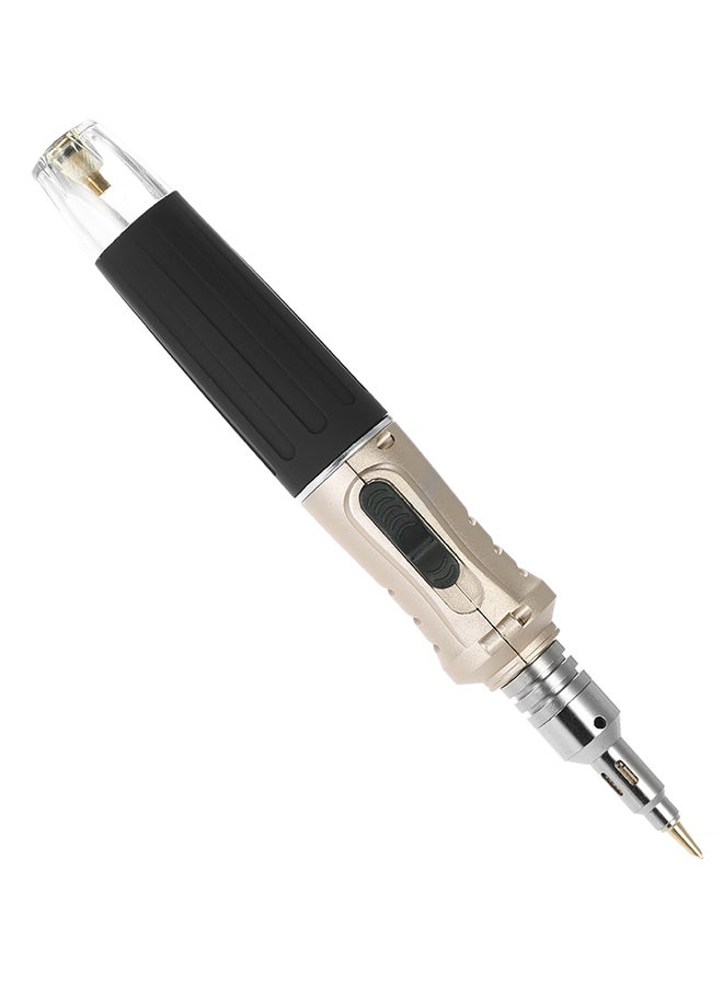 Loquat 10-In-1 Professional Pen Style Butane Gas Soldering Iron Set Gold - Image 3