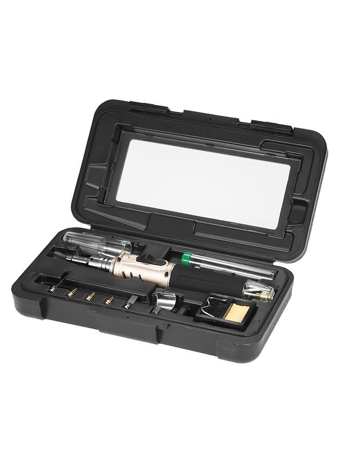 Loquat 10-In-1 Professional Pen Style Butane Gas Soldering Iron Set Gold - Image 4