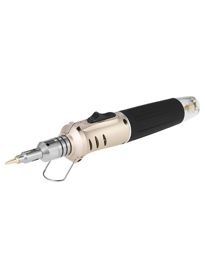 Loquat 10-In-1 Professional Pen Style Butane Gas Soldering Iron Set Gold - Image 1