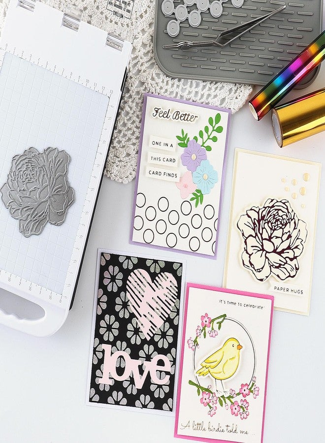 CYFUN DESIGN 5mx19.3cm 8 Rolls Toner Reactive Foil Paper Hot Stamping Wrapping Paper for Card Making Sparkling Craftwork Scrapbooking Paper Crafts Handmade Foil by Laser Printer and Laminator Album Decoration - Image 5
