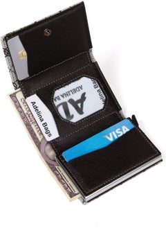 Adelina Unisex Rio Mechanism Automatic Slide Card Holder Wallet  - Image 3